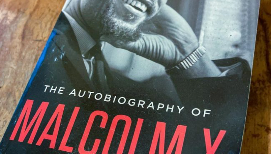 The author's copy of the Autobiography of Malcom X