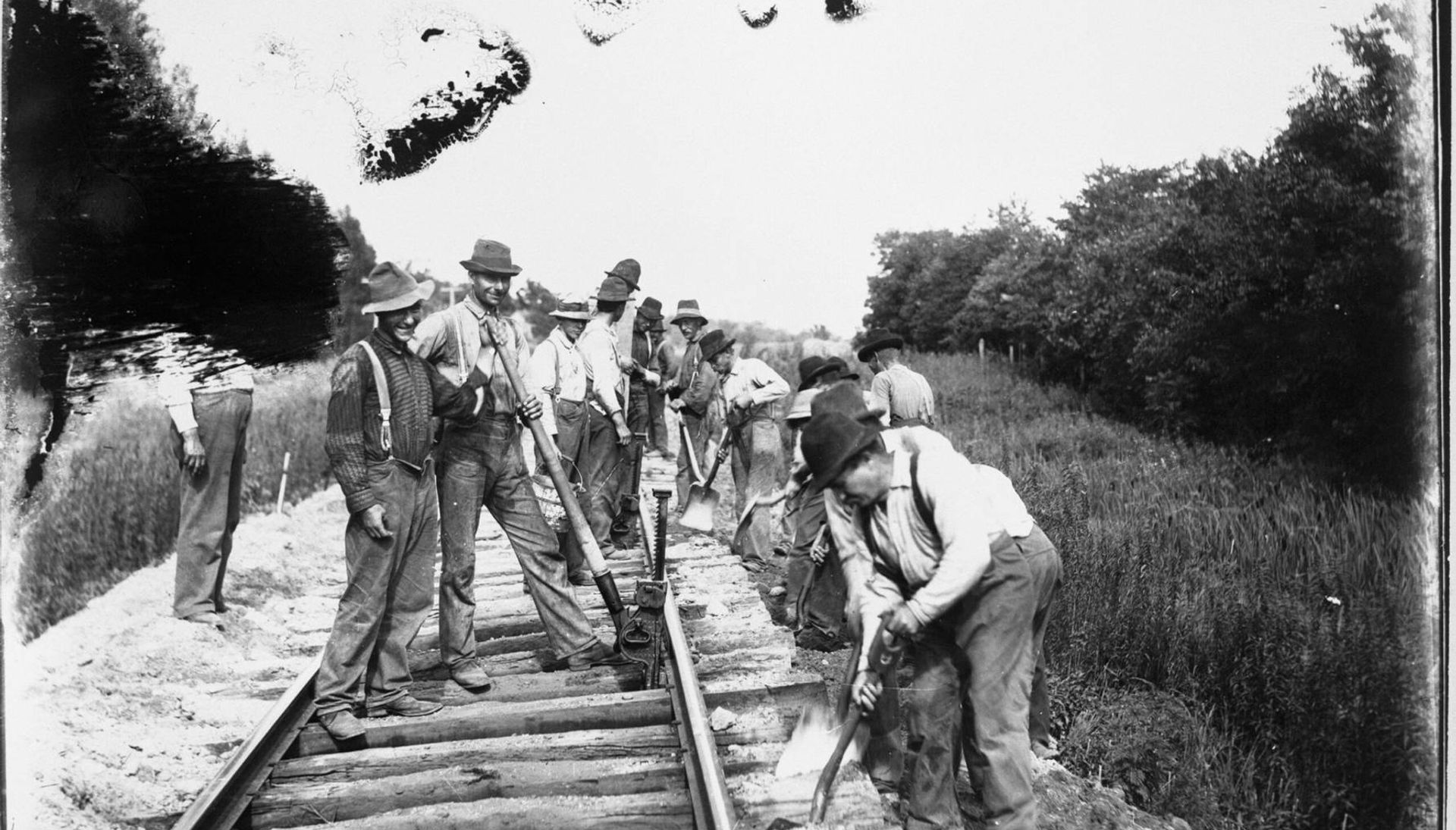 Swedish railroad workers