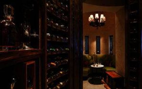 Wine cellar and cave at restaurant Don Manuel's
