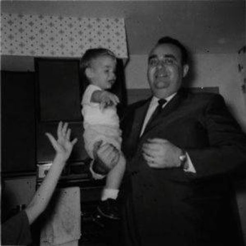 Kevin and his dad Max circa 1963-64