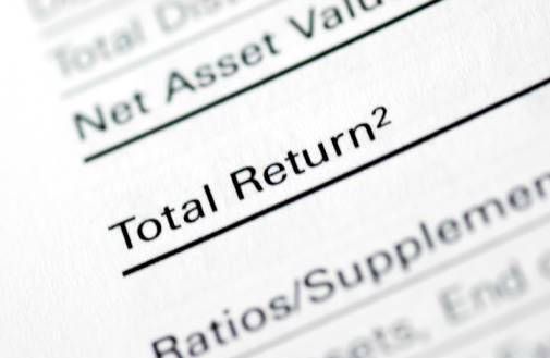 Total Return section from a fund report