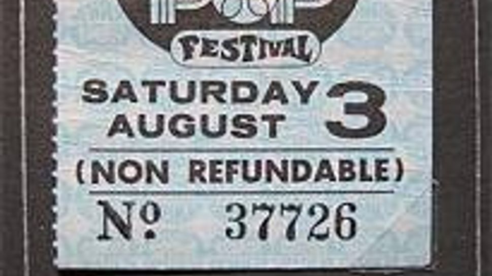 Grateful Dead concert ticket