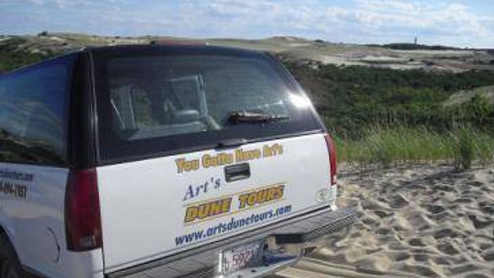 overview of cape cod sand dunes via art's dune tours in provincetown, ma