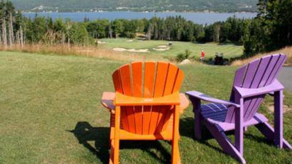 The Lakes Golf Club overlooking the Bras d'Or Lakes