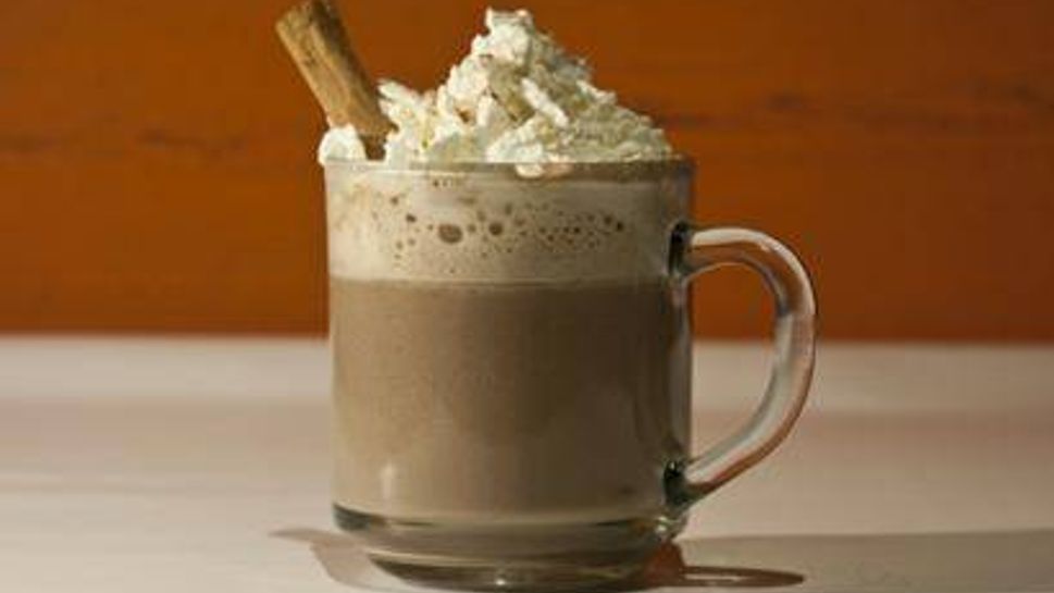 Mexican Hot Chocolate with Mezcal Whipped Cream