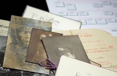 Photos and artifacts of family history