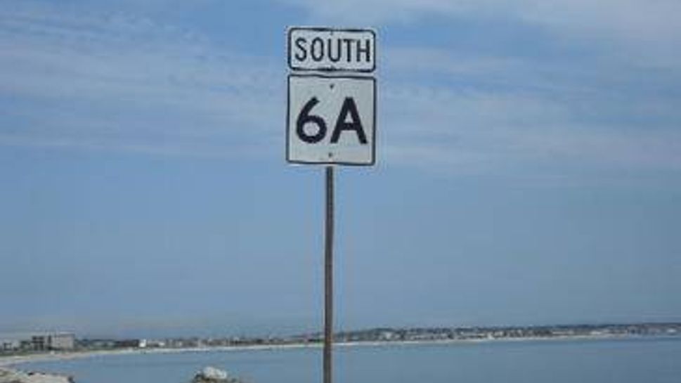 oceanfront on route 6a, cape cod, ma