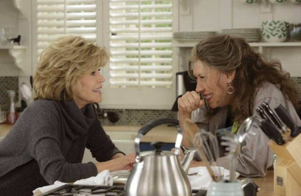 Jane Fonda and Lily Tomlin in "Grace and Frankie"