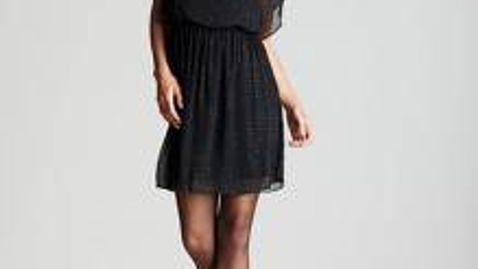 Black Dress: Alice + Olivia Crystal Dress, $495, at Bloomingdales.com