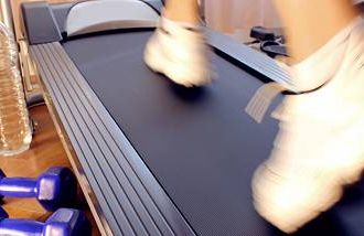 Running on a home treadmill that's on sale leading up to the holidays.