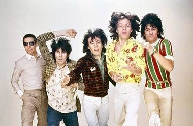 Charlie Watts, left, Keith Richards, Bill Wyman, Mick Jagger, Ronnie Wood 