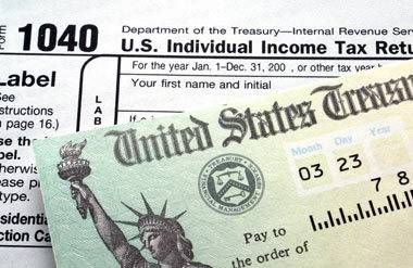 Tax form and tax refund