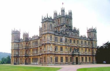 Highclere Castle featured in the PBS miniseries "Downton Abbey"