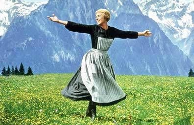 Julie Andrews in 'The Sound of Music'