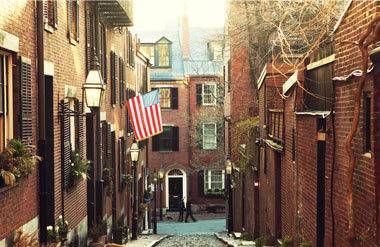 Beacon Hill Neighborhood in Boston