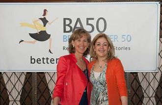 BA50.com founder and publisher Felice Shapiro and managing editor Ronna Benjamin