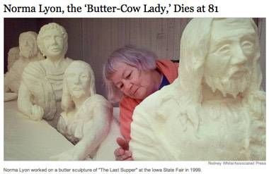 Norma Lyon Butter-Cow Lady Obituary