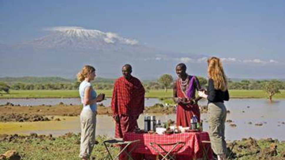 Learn Maasai at the Kenya Maasai Conservation Community Safari.