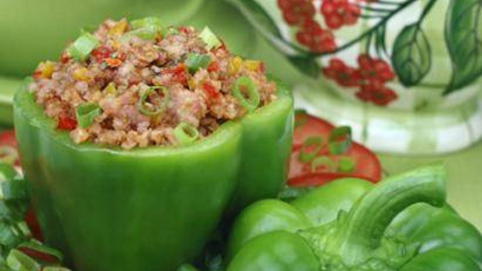 Mom’s Meals provides health-conscious meals like these stuffed peppers