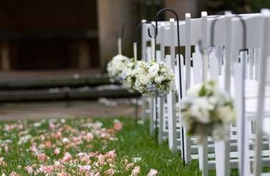 Outdoor Wedding Aisle