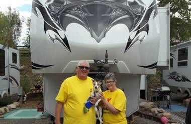 Chuck and Joyce Fagan work seasonally in retirement at Kampgrounds of America