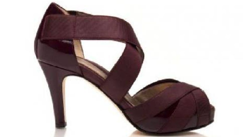 Dana Davis Lola Burgundy Patent ($395)