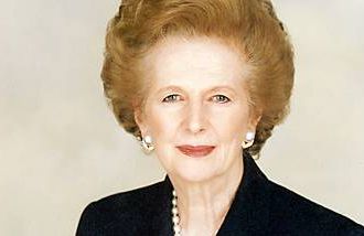 Margaret Thatcher died on April 8 of a stroke.