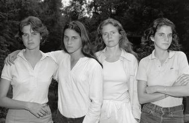 Nicholas Nixon. The Brown Sisters, New Canaan, Connecticut. 1975.