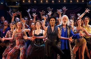 The company of "Pippin," 2013.