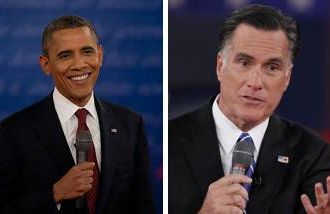 Barack Obama and Mitt Romney