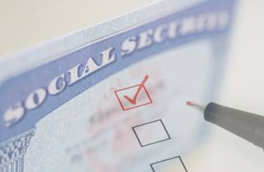 Social security card and checklist