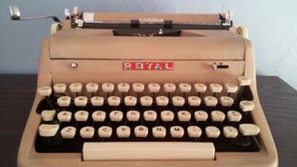 Vintage Royal typewriter, a model also used by Anne Sexton 