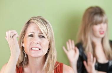 Mom frustrated with daughter