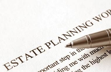 Estate planning worksheet