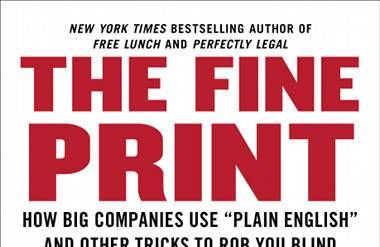 The cover of The Fine Print by David Cay Johnston