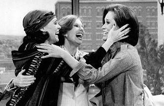 Rhoda (Valerie Harper), Phyllis (Cloris Leachman) and (Mary) Mary Tyler Moore