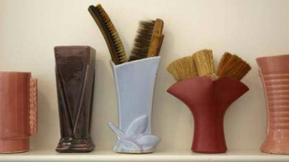 Collectible artisan vases.