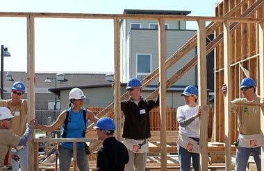 Habitat For Humanity Builds Homes In Oakland, California