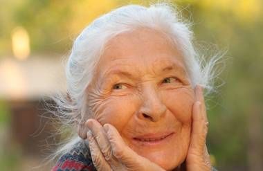 Portrait of older woman