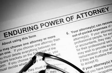 Power of Attorney paperwork