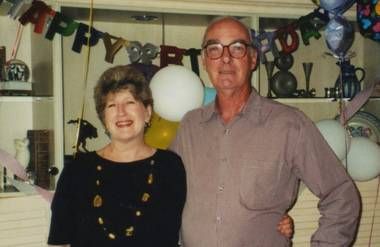 Barbara Lovenheim with her partner, John