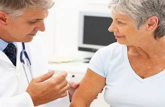 The CDC recommends vaccinations for shingles for everyone over 60.