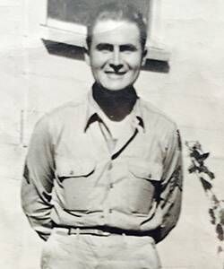 The author's father at Truax Field in Madison, Wisc., 1944