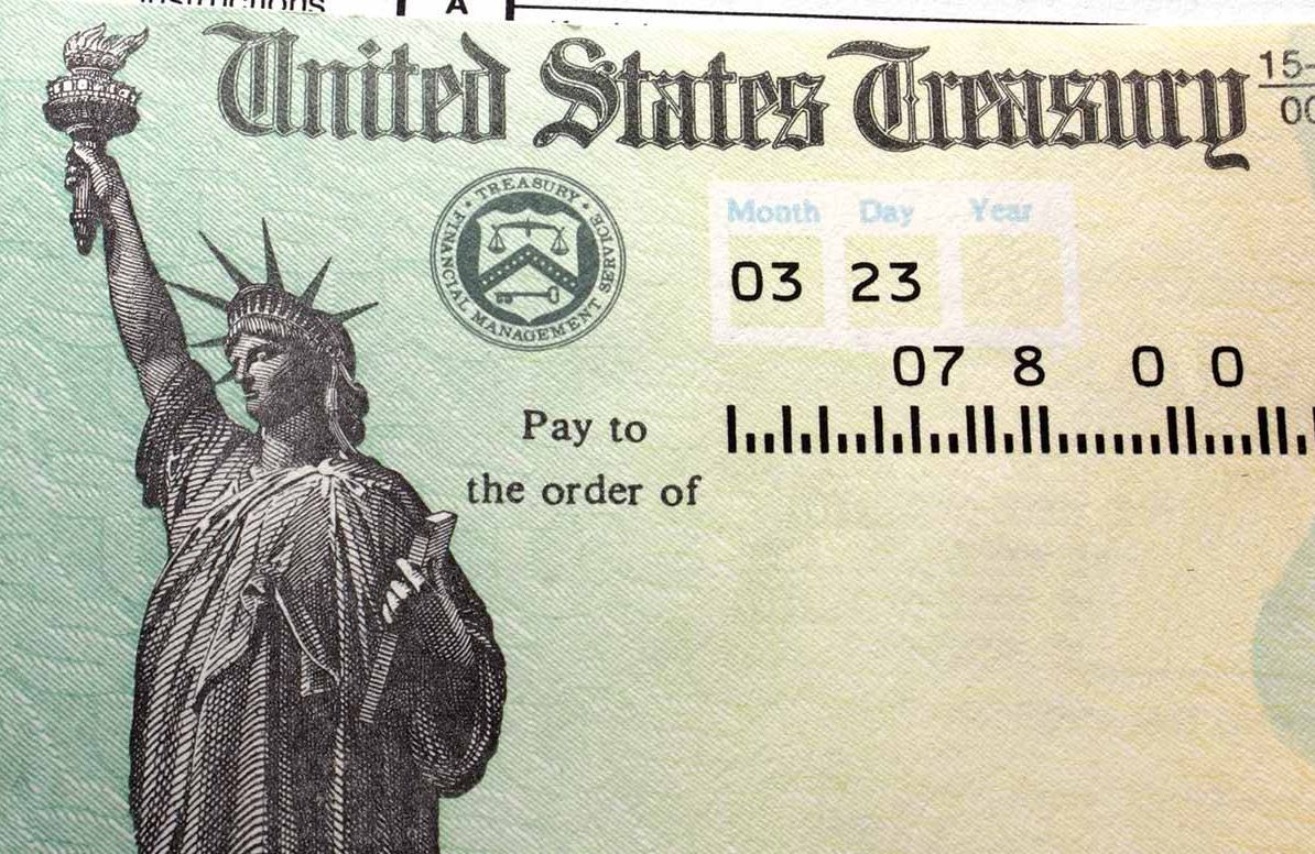 United States Treasury check