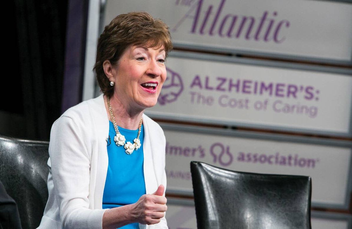 Sen. Susan Collins (R-Maine), is a leading proponent of increasing funding for Alzheimer's disease.