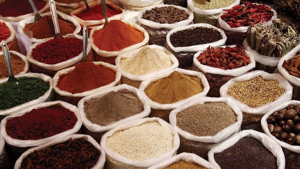 Variety of spices