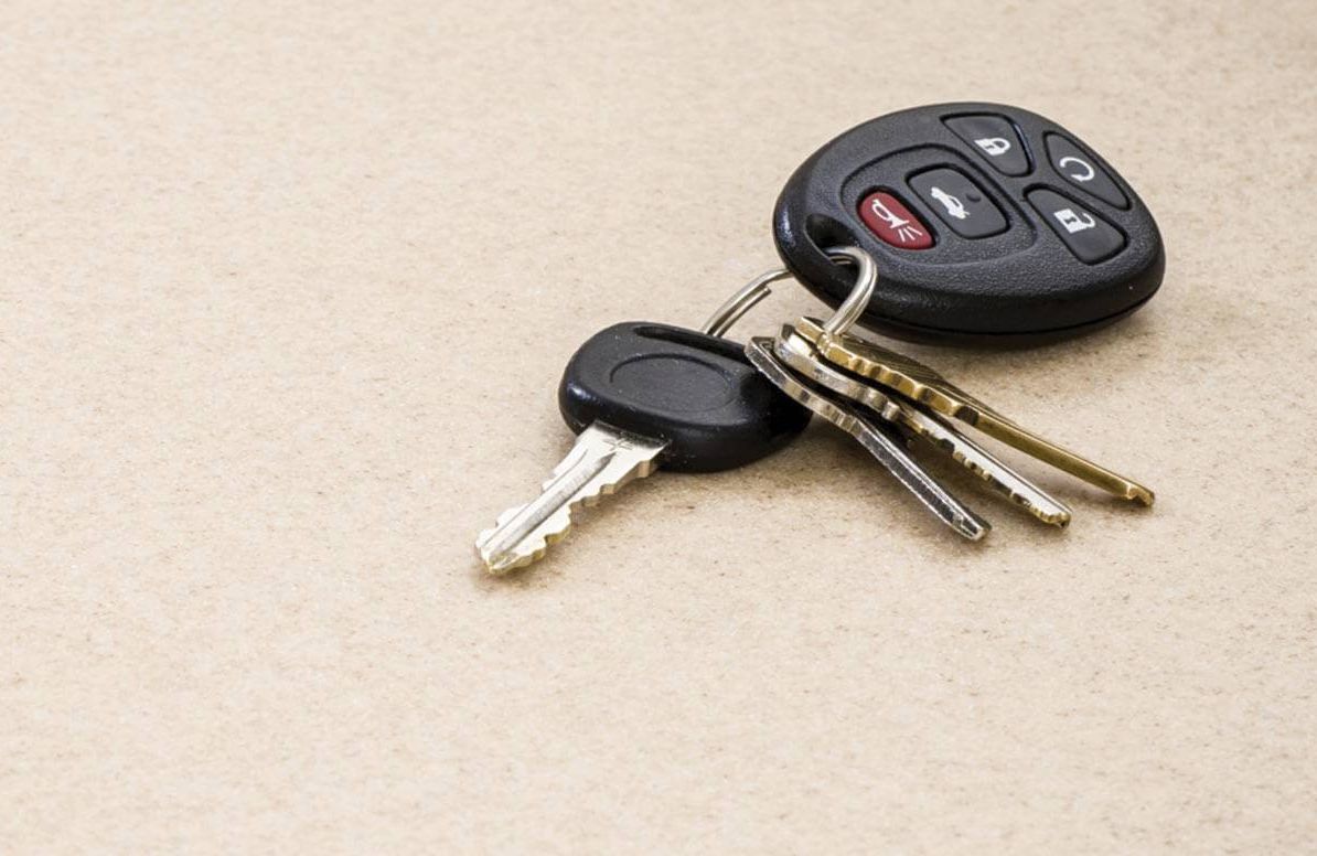 Lonely car keys