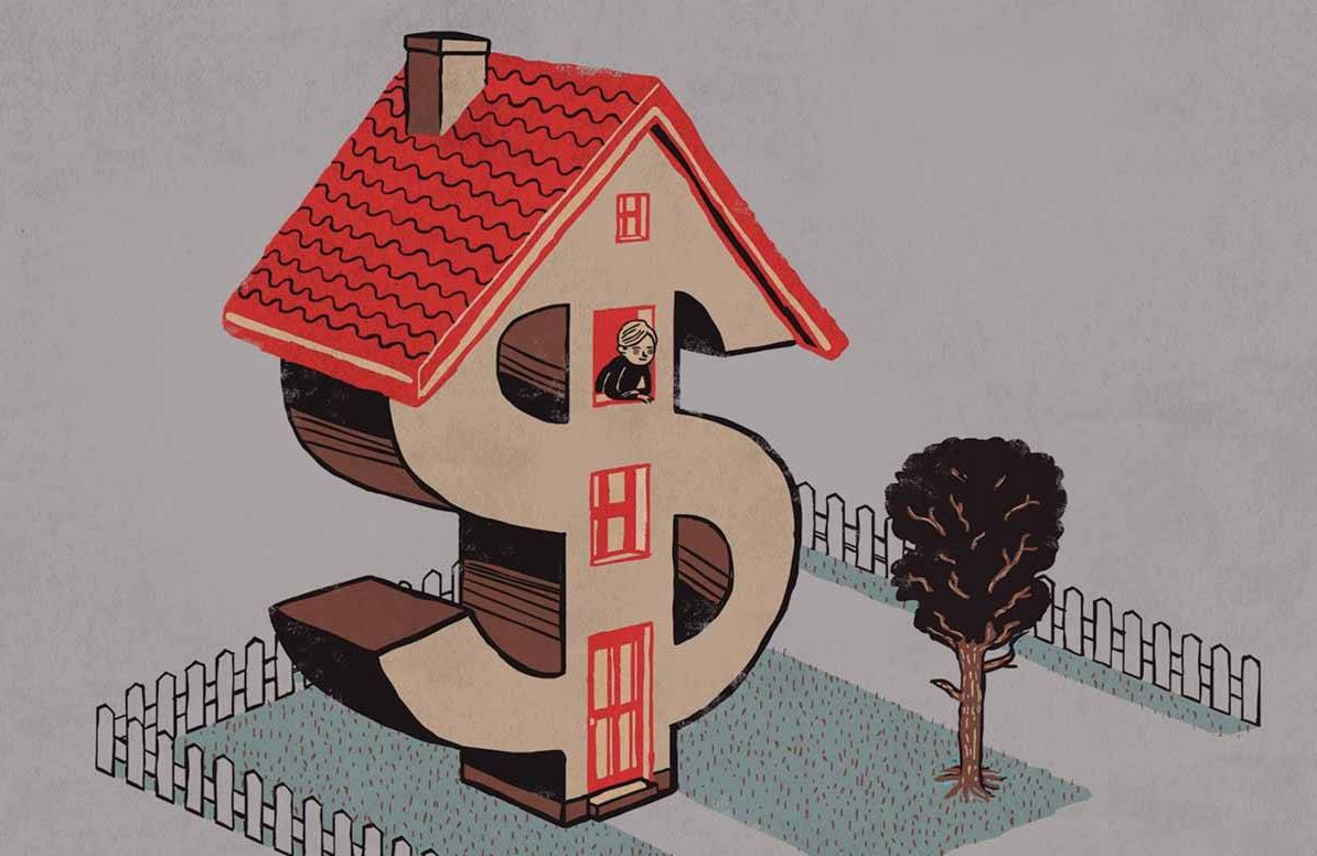 Real estate investment illustration