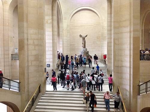 The Louvre in Paris, France