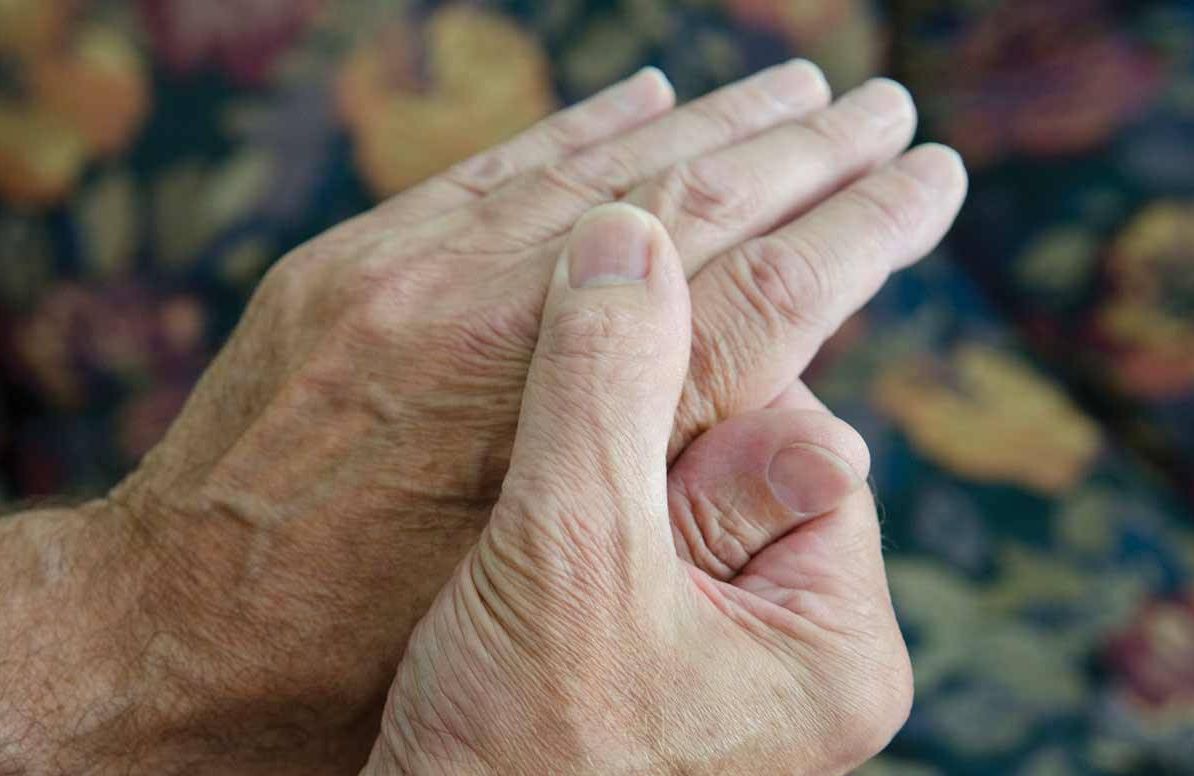 Shaky sore hands